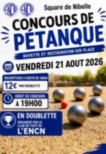Concours de pétanque