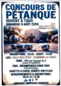 Concours de pétanque