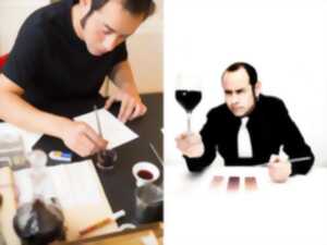 Exposition Mauro Ceballos : dessins et peintures au vin rouge