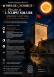 Eclipse à la Tour de l'Honneur