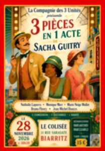 photo 3 pièces en un acte de Sacha Guitry