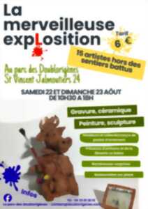 photo LA MERVEILLEUSE EXPLOSITION AU PARC DES DOUBLORIGENES
