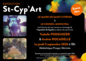 photo EXPOSITION ST-CYP'ART ISABELLE PODGUSZER & ANDREE ROCADELLE