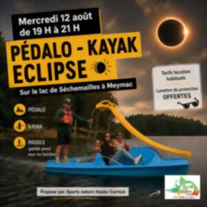 photo Pédalo kayak éclipse