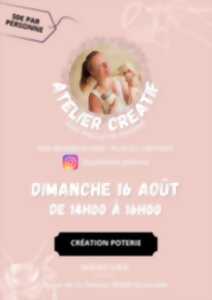 photo Atelier créatif poterie avec Morgane