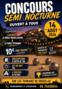 Concours de pétanque semi-nocturne