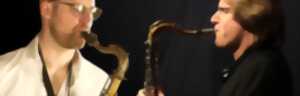 photo Lukas Pfeil & Paul Heller Double Tenor Quintet feat. Stefan Sirbu [Nid du Jazz]