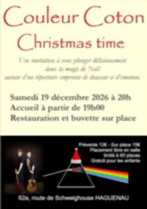 photo Couleur Coton chante Noël 