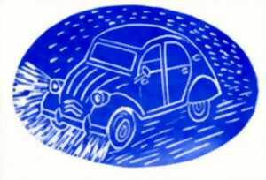 photo Lecture : La 2Cv la nuit pour Les Nuits de la Lecture