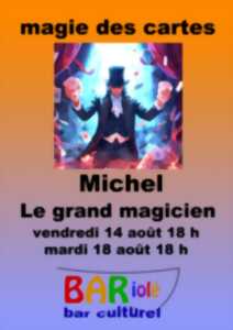 photo Magie des Cartes  avec Michel, le magigien