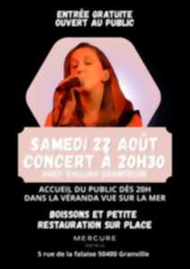 photo Concert avec Valliah Chanteuse