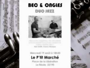 photo P'tit marché du mercredis : Concert de Bec & Ongles (duo jazz) au P'tit Marché
