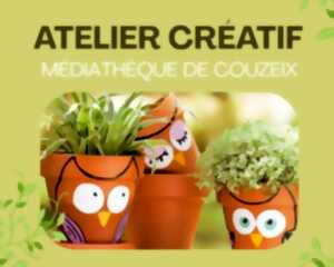 photo Atelier créatif : personnalisez votre pot de fleurs !
