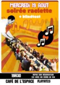 photo Soirée raclette + blindtest
