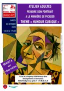 photo Atelier peinture - Peindre son portrait à la manière de Picasso – Humour cubique au musée numérique Micro-Folie à Granzay-Gript