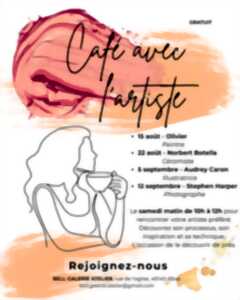 photo Café avec l'artiste à la Bell Galerie Atelier