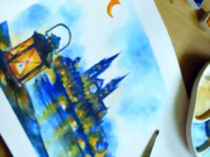 photo Atelier aquarelle - Chartres en Lumières