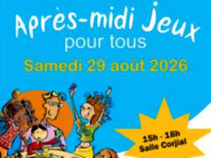Après-midi jeux pour tous