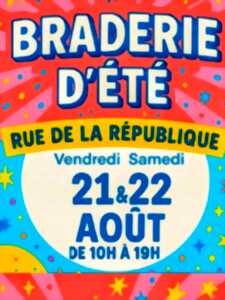 Braderie d'été rue de la République