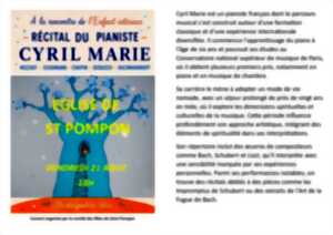 Récital du pianiste Cyril Marie 