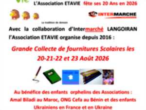 Grande collecte de fournitures scolaire