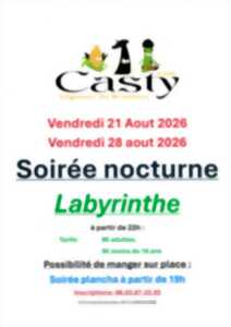 Soirée nocturne Labyrinthe - Earl. Casty