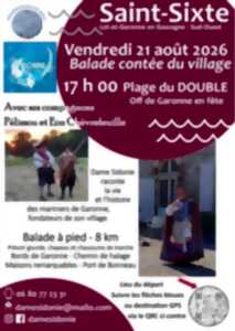 Balade contée du village de Saint-Sixte avec Dame Sidonie