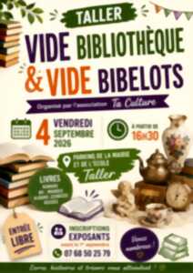 Vide bibliothèque et vide bibelots