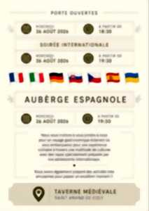 Soirée internationale à la Taverne Médiévale à Saint Amand de Coly