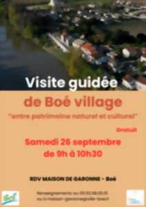 Maison de Garonne : Visite guidée de Boé village