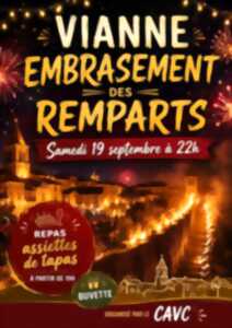 Vianne : Embrasement des remparts