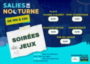 photo Jeux à Salies en nocturne