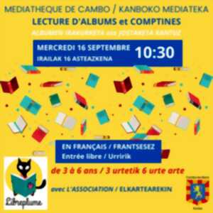 Lecture d’albums et comptines en français