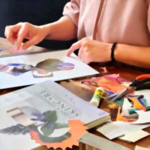 photo Atelier : Collage artistique et poétique
