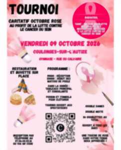 Tournoi de badminton caritatif en faveur d'Octobre Rose