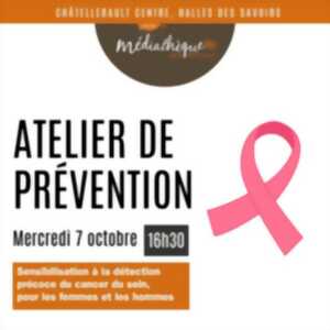 photo Octobre Rose : atelier de prévention