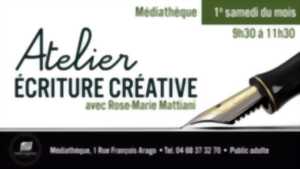 photo ATELIER D'ECRITURE LITTERAIRE AVEC ROSE-MARIE MATTIANI