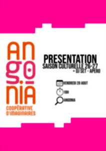 PRÉSENTATION SAISON CULTURELLE ANGONIA