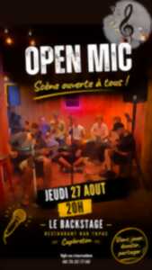 OPEN MIC musical au BACKSTAGE