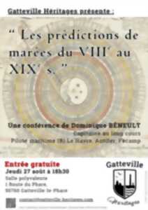 Les prédixtions de marées du VIIIe au XIXe siècle