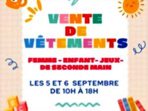 Vente de vêtements
