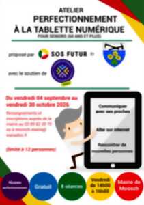 Atelier de perfectionnement à la tablette numérique pour séniors