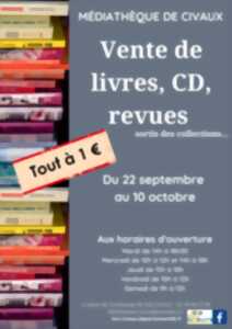 photo Vente de livres, Cd, revues sortis des collections