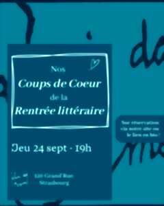 photo Soirée de présentation : Nos coups de coeur de la rentrée littéraire !
