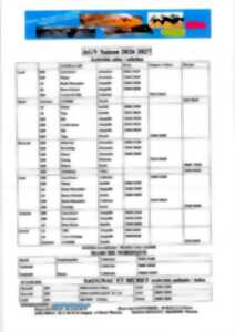 Programme Activités saison 2026/2027 AGV Haut'Land
