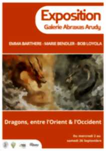Exposition : Dragons, entre l'Orient & l'Occident - Emma Barthère, Marie Bendler et Bob Loyola