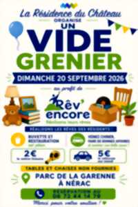 Vide grenier solidaire de la Résidence du château