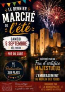 Feu d'artifice et embrasement du Moulin des Tours