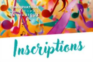 Inscriptions – Conservatoire Municipal