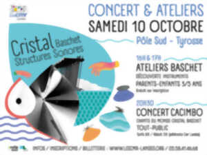 Cristal et Structures Sonores Baschet : concert et ateliers !